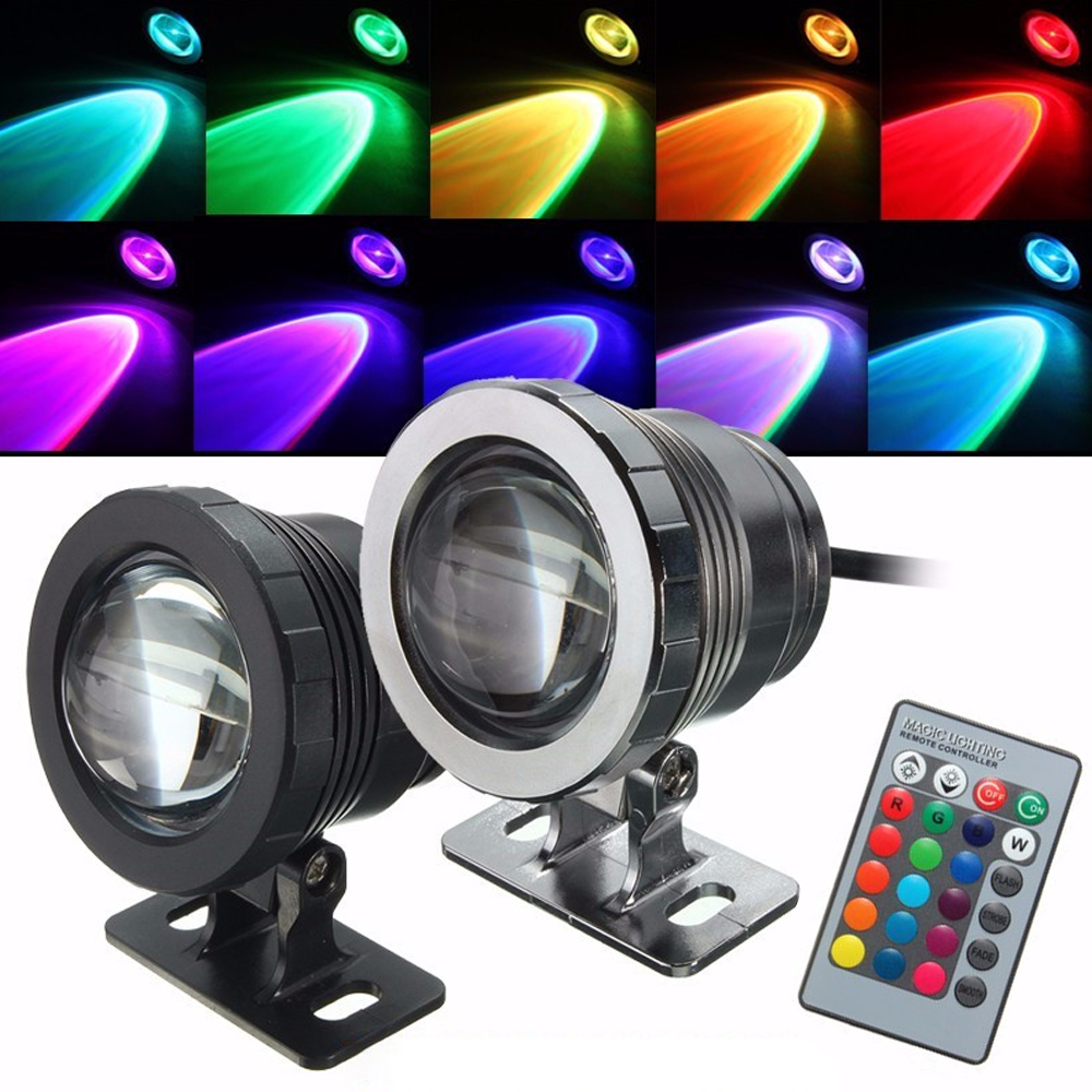 Balance Beam Outdoor - 防水rgb ledフラッドライト水中噴水プール池水族館スポットライト電球ランプ屋外ガーデンac dc 12v 110 12v