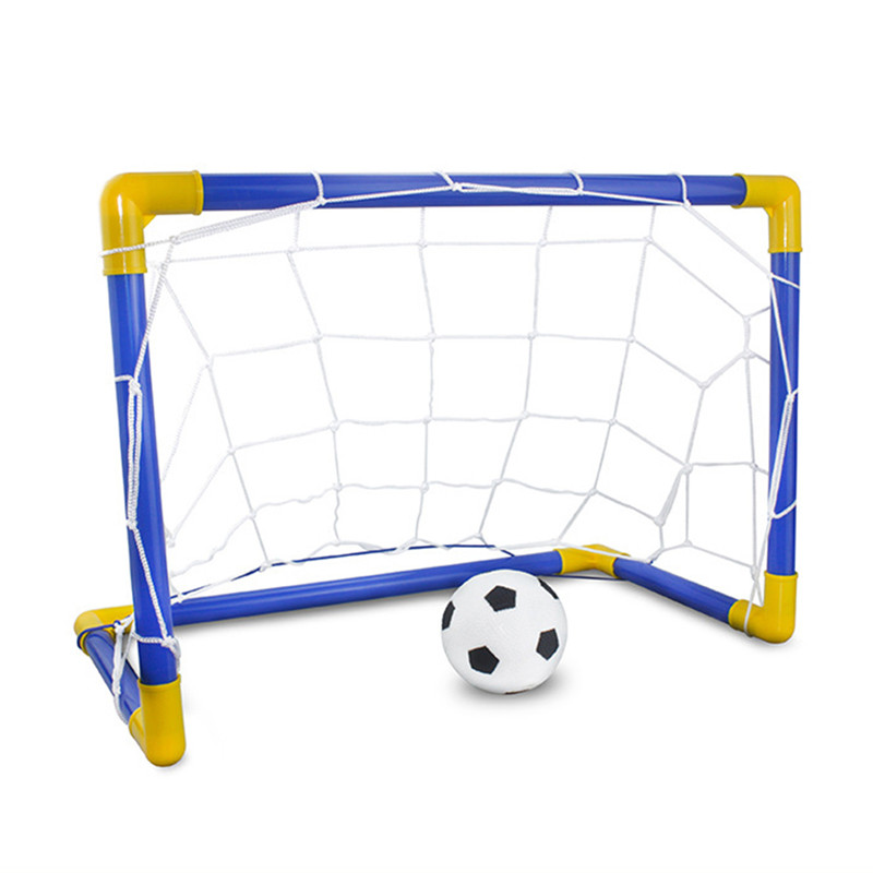 Kids Outdoor Frame - ミニ折りたたみサッカーゴールネットプラスチックサッカーポストフレームセット屋内屋外インフレータブルスポーツおもちゃ子供のチームゲーム