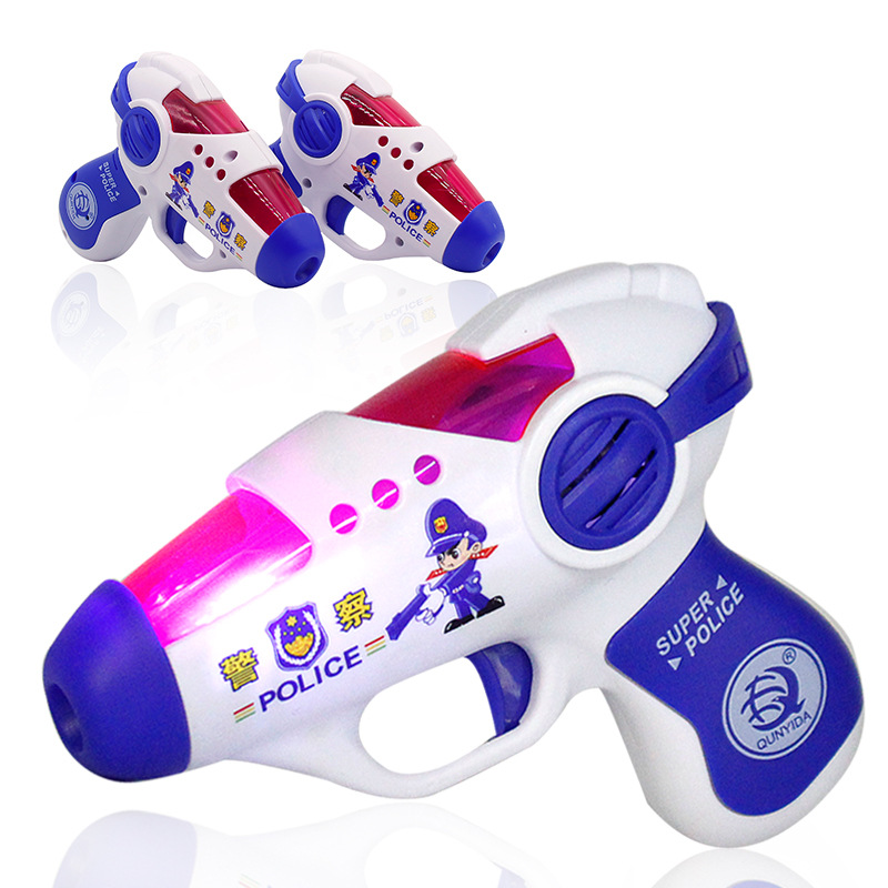 Kids Outdoor Music - 新しい子供の輝くおもちゃの銃クールな照明電気回転投影ダイナミック音楽子供屋内屋外製品ホリデーギフト