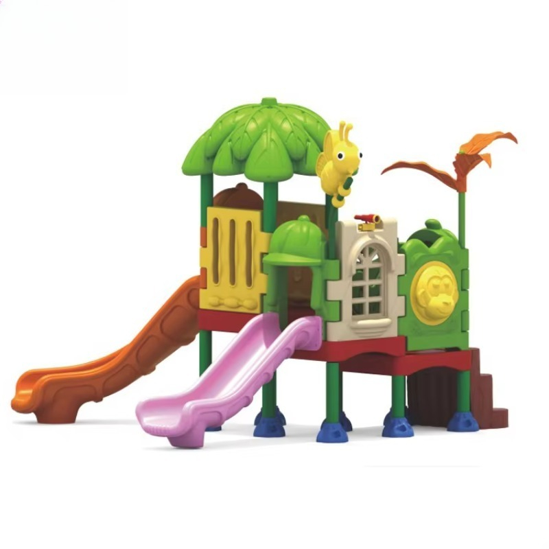 Kids Outdoor Playground - インタラクティブゲームファミリー向け耐久性のある子供用屋外遊具スライド