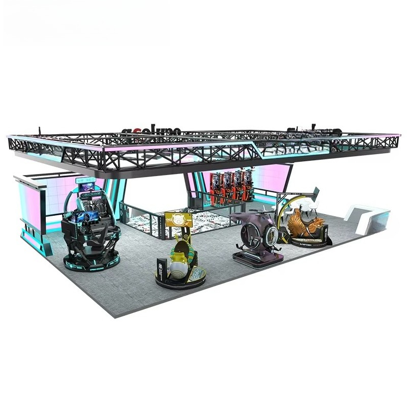 Kids Outdoor Playground - VRテーマパーク バーチャルリアリティ 9Dアーケードゲームシミュレーター 5Dゲーム 屋外遊園地 12Dゲーム機