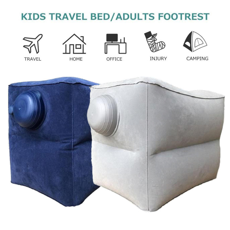 2層インフレータブルフットレストクッション,ポータブル,旅行 - Kids Outdoor Garden のレビューと価格