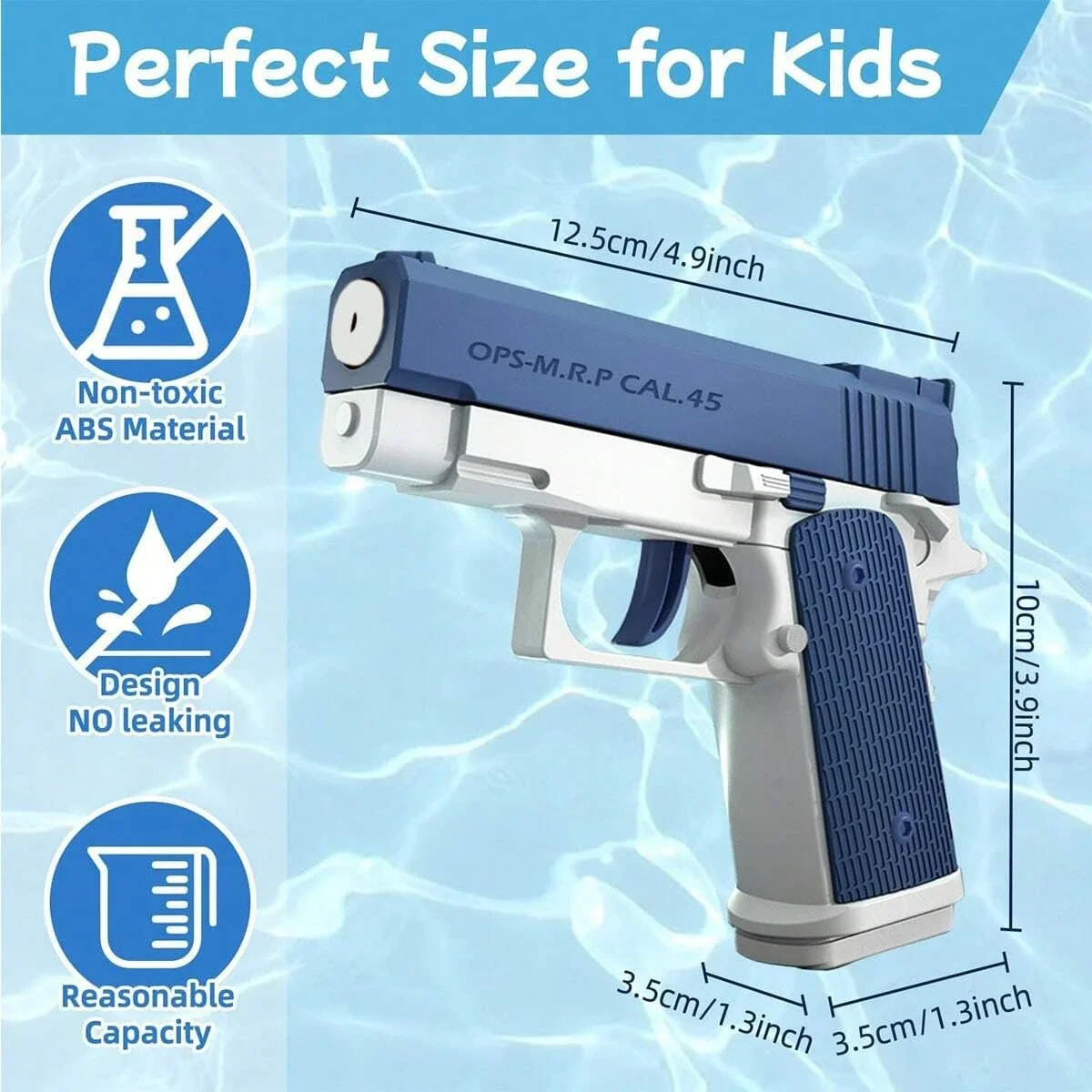 おもちゃの水鉄砲 ピストル型水鉄砲 夏のプールやビーチでの水 - Kids Outdoor Playground のレビューと価格
