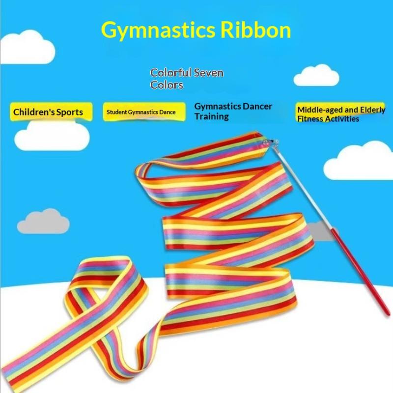 カラフルな芸術体操リボンとスティック、屋外スポーツ玩具、子供 - Balance Beam Outdoor のレビューと価格