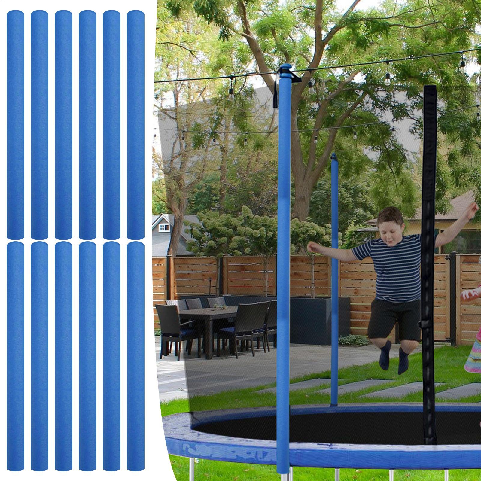 トランポリンポールカバートランポリンエンクロージャ保護チュー - Kids Outdoor Gym のレビューと価格
