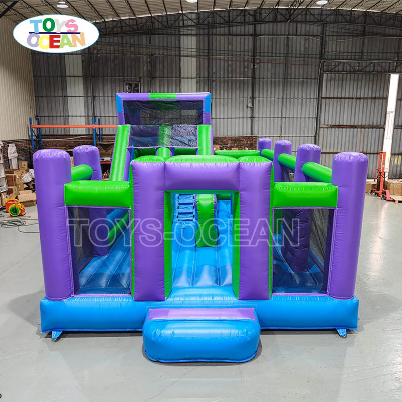 特注大型屋外業務用インフレータブル遊具障害物コース、トランポ - Kids Outdoor Playground のレビューと価格