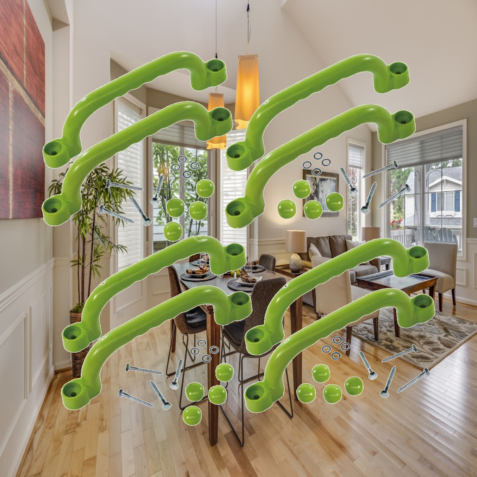 8x クライミングハンドル 子供用ギフト グラブハンドル 子 - Kids Outdoor Treehouse のレビューと価格