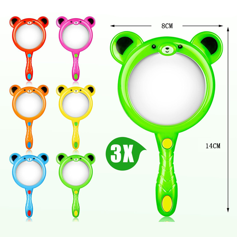 漫画かわいいハンドレンズ拡大鏡虫眼鏡キッズパーティー学校クラ - Kids Outdoor Nature Toys のレビューと価格