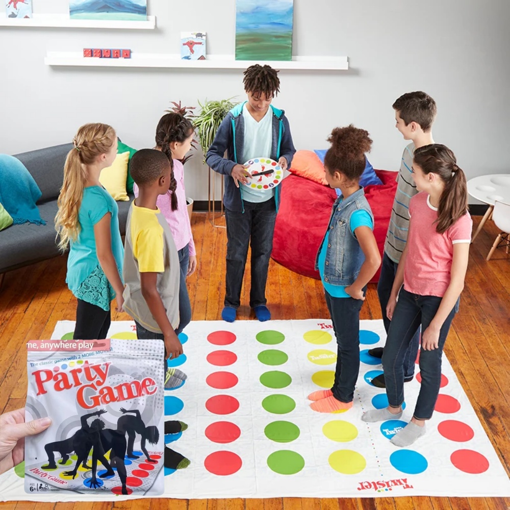 ツイスターパーティーゲーム - 家族向け屋内外ボディツイスト - Kids Outdoor Garden Toys のレビューと価格