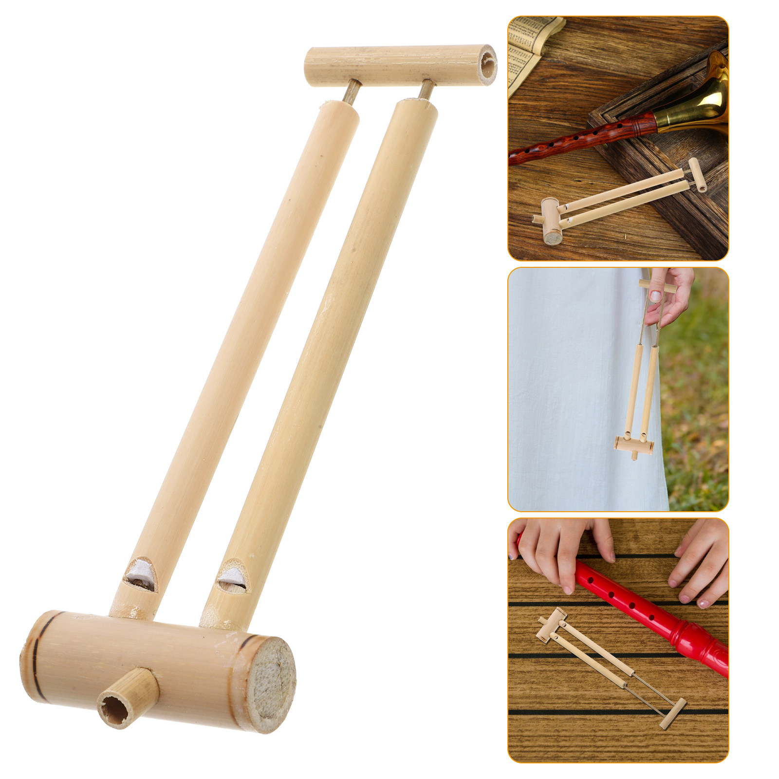竹製の鳥笛。手作りのフルートで、お子様の早期学習や屋外での遊 - Kids Outdoor Music のレビューと価格