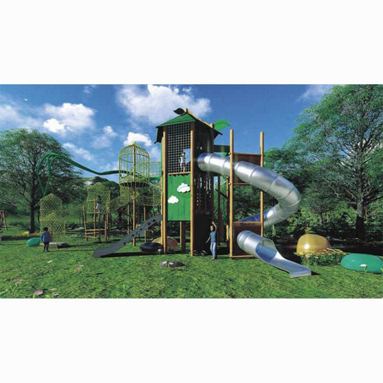 大型屋外ステンレス製ウォータースライダー、庭園・学校の遊具、 - Kids Outdoor Garden Toys のレビューと価格