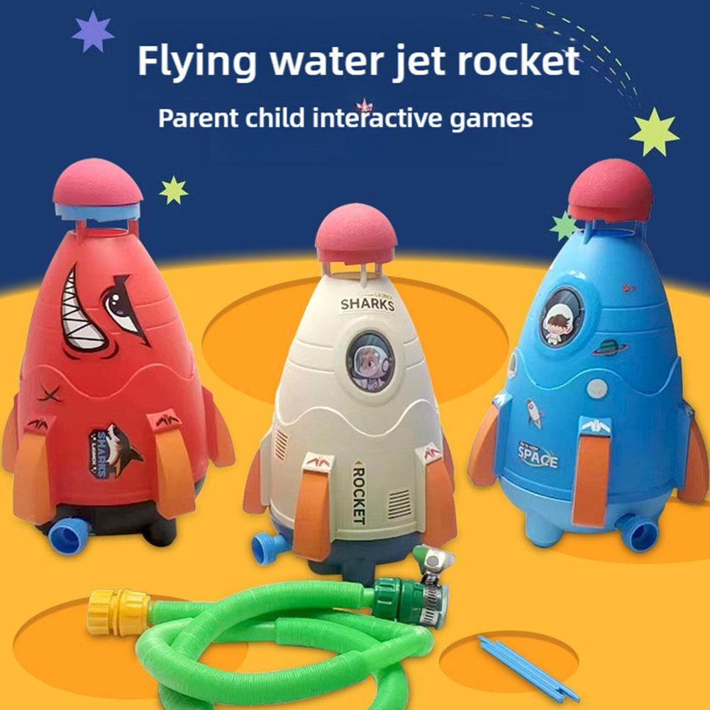 ロケットランチャーおもちゃロケット散水機水圧リフトスプリンク - Kids Outdoor Garden のレビューと価格