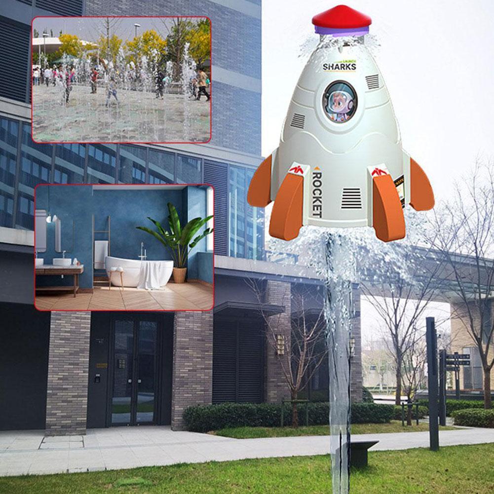ロケットランチャーおもちゃロケット散水機水圧リフトスプリンク - Kids Outdoor Garden のレビューと価格