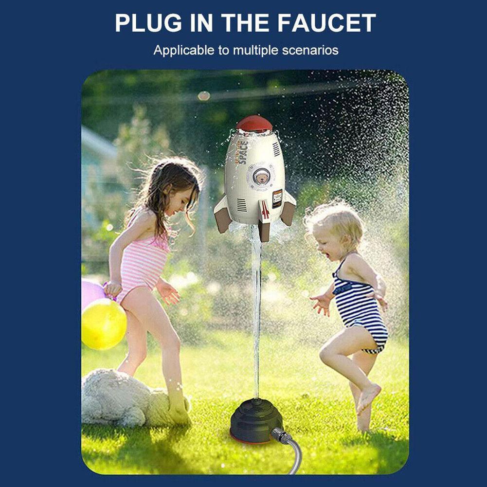 ロケットランチャーおもちゃロケット散水機水圧リフトスプリンク - Kids Outdoor Garden のレビューと価格