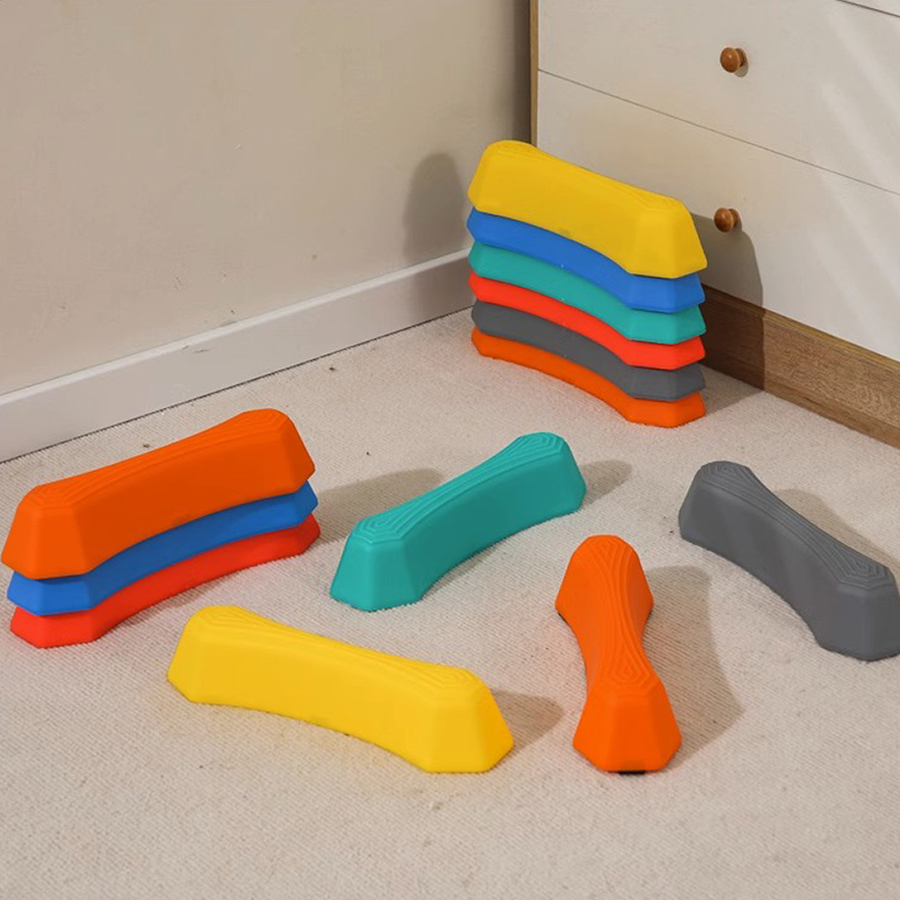 子供用楽しい踏み石 レインボー滑り止めテクスチャ感覚踏み石  - Stepping Stone Foam のレビューと価格