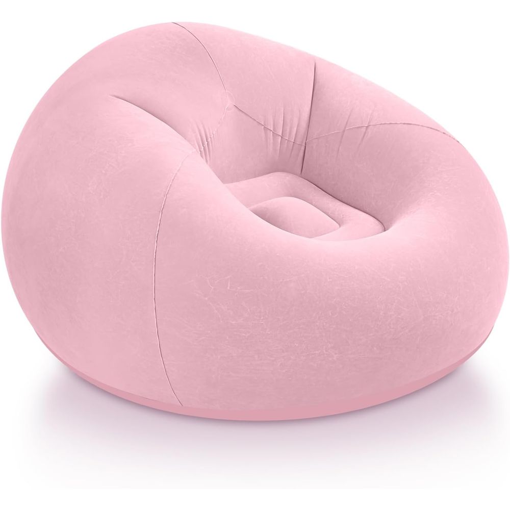 インフレータブルビーンバッグチェア、ピンク |   大人と子 - Kids Outdoor Lounger Chair のレビューと価格