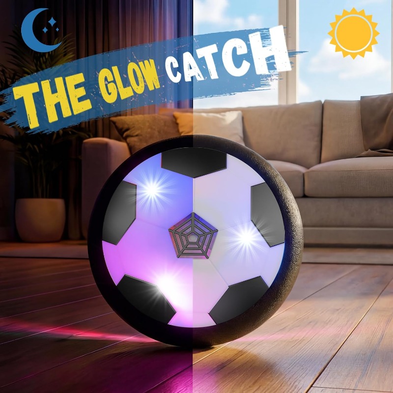 LEDホバーサッカーボール エアパワーフォームバンパーフット - Kids Outdoor Music のレビューと価格