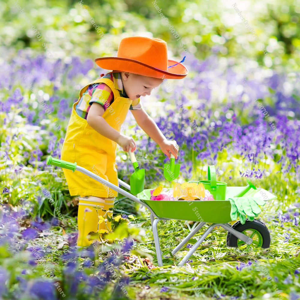 子供用屋外手押し車、緑の庭遊びセット、バランス練習と身体活動 - Kids Outdoor Garden のレビューと価格