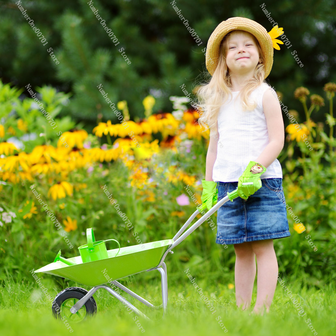 子供用屋外手押し車、緑の庭遊びセット、バランス練習と身体活動 - Kids Outdoor Garden のレビューと価格