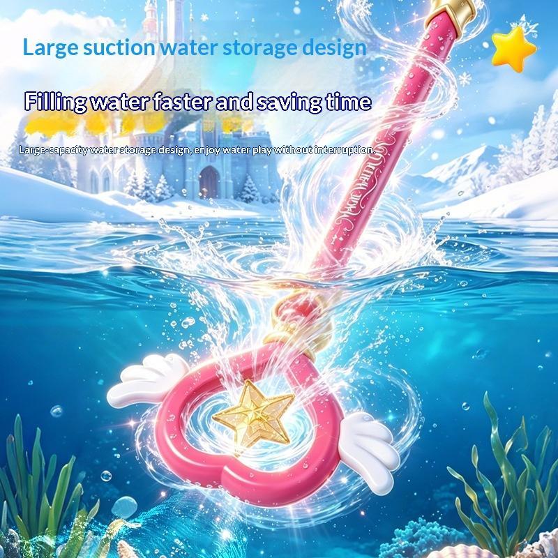妖精の杖水鉄砲 子供用魔法の水スプリンクラー杖 屋外夏用プー - Kids Outdoor Garden Toys のレビューと価格