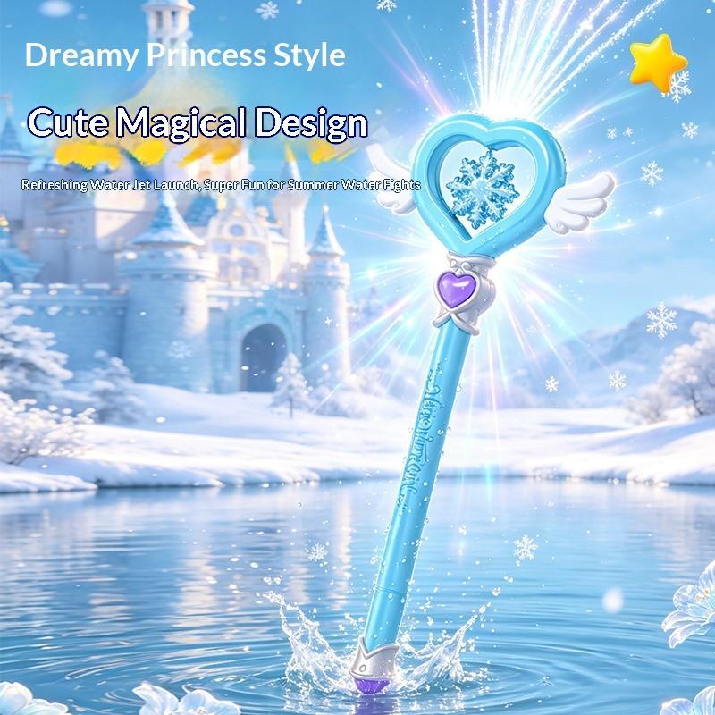 妖精の杖水鉄砲 子供用魔法の水スプリンクラー杖 屋外夏用プー - Kids Outdoor Garden Toys のレビューと価格