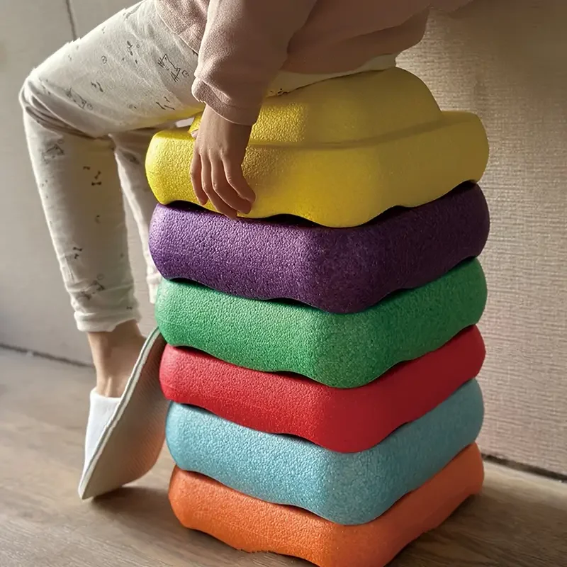バランス踏み石、バランス訓練、学校の屋外用玩具、楽しい感覚玩 - Stepping Stone Foam のレビューと価格