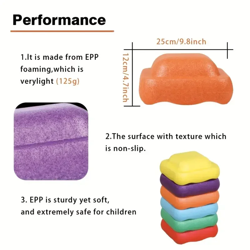バランス踏み石、バランス訓練、学校の屋外用玩具、楽しい感覚玩 - Stepping Stone Foam のレビューと価格