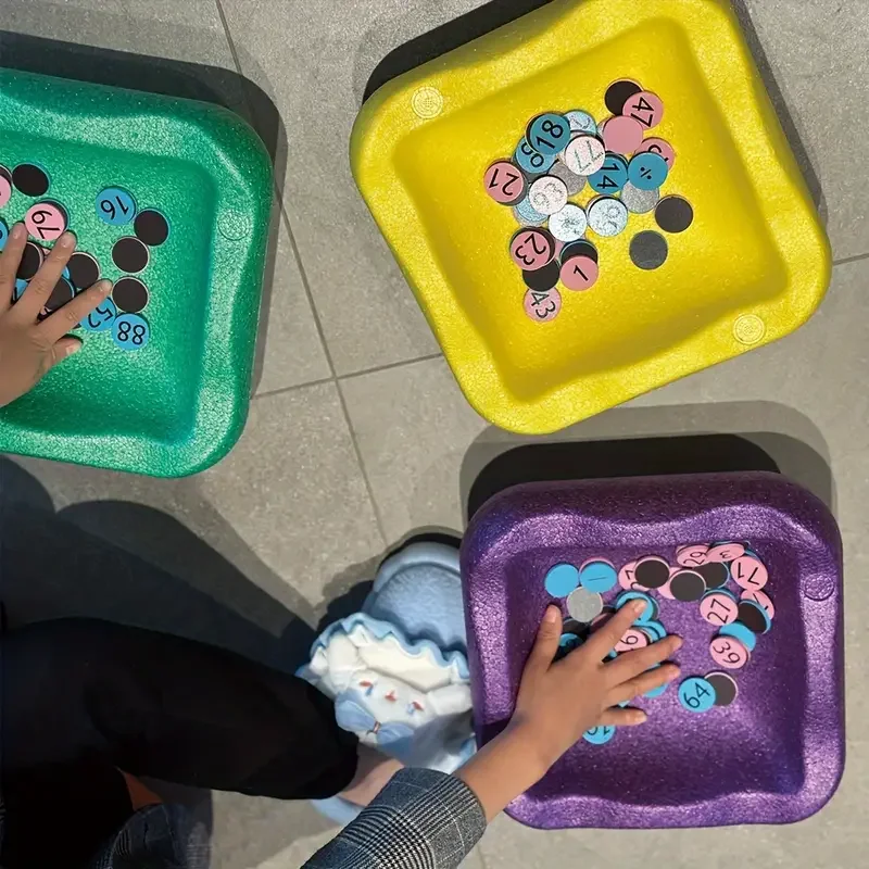 バランス踏み石、バランス訓練、学校の屋外用玩具、楽しい感覚玩 - Stepping Stone Foam のレビューと価格