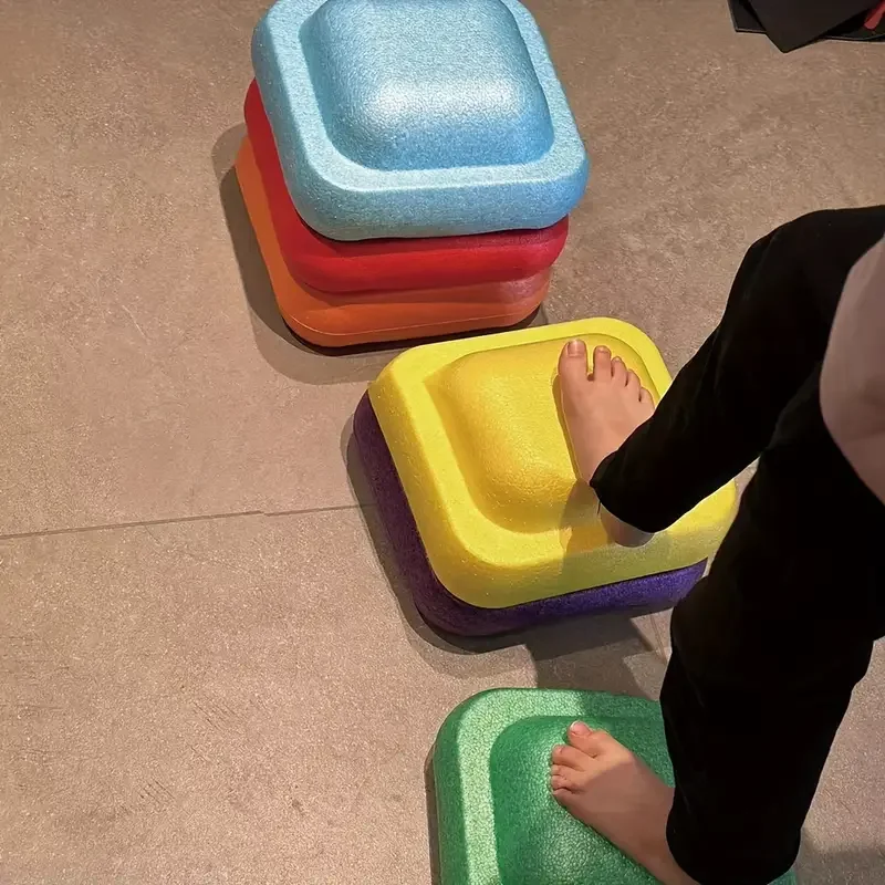 バランス踏み石、バランス訓練、学校の屋外用玩具、楽しい感覚玩 - Stepping Stone Foam のレビューと価格
