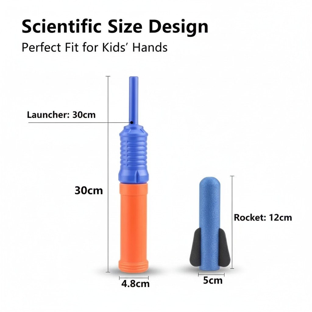 3/7 個面白い手動式ロケットランチャーおもちゃセットフォー - Kids Outdoor Garden Toys のレビューと価格