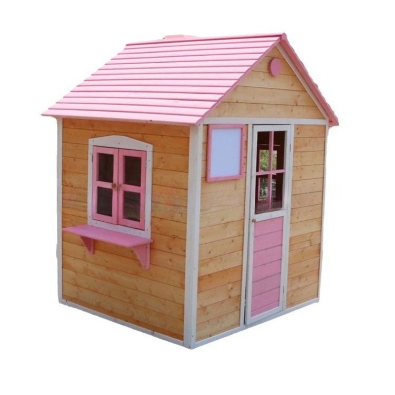 # 木製大型屋外遊具 子供用木製ハウス キッズスライド プレ - Kids Outdoor Treehouse のレビューと価格