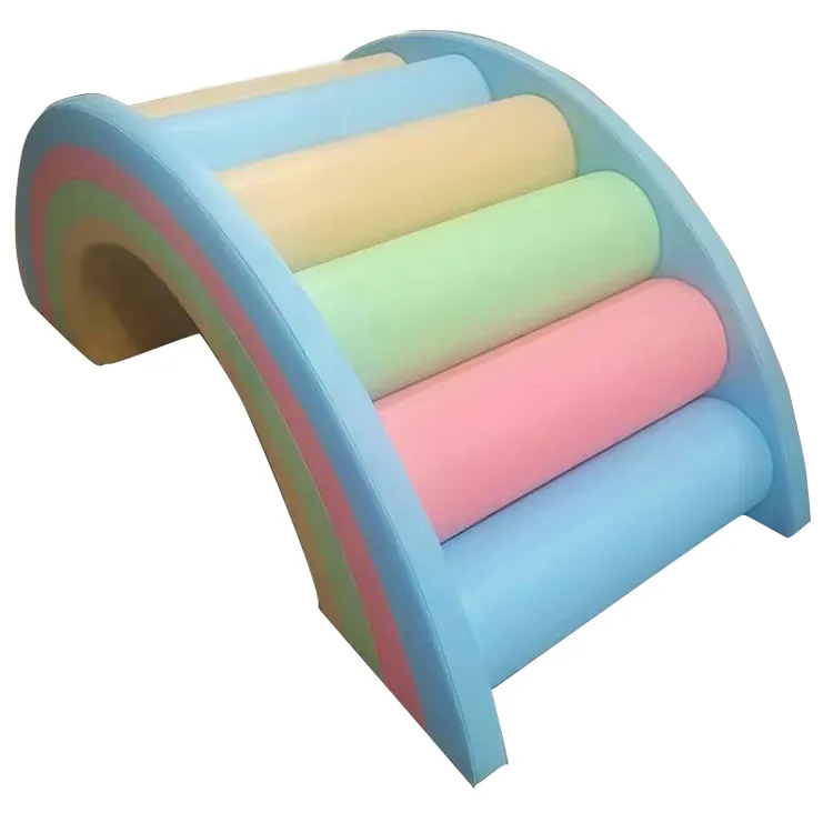 マカロンカラーの子供用ソフトプレイ機器、屋内外兼用小型遊具、 - Kids Outdoor Playground のレビューと価格