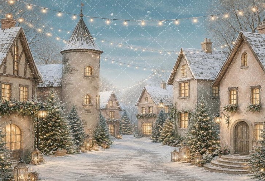 冬の屋外写真撮影用背景 クリスマスの森 木造住宅 クリスマス - Kids Outdoor Treehouse のレビューと価格