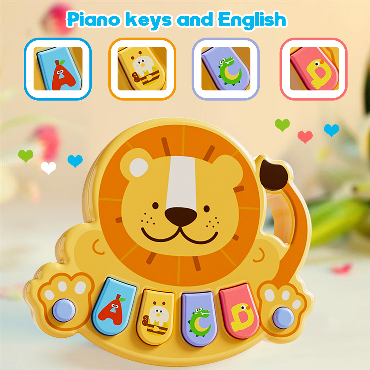 ベビーライオンオルゴールおもちゃ、ベビー音楽啓蒙おもちゃ、音 - Kids Outdoor Music のレビューと価格