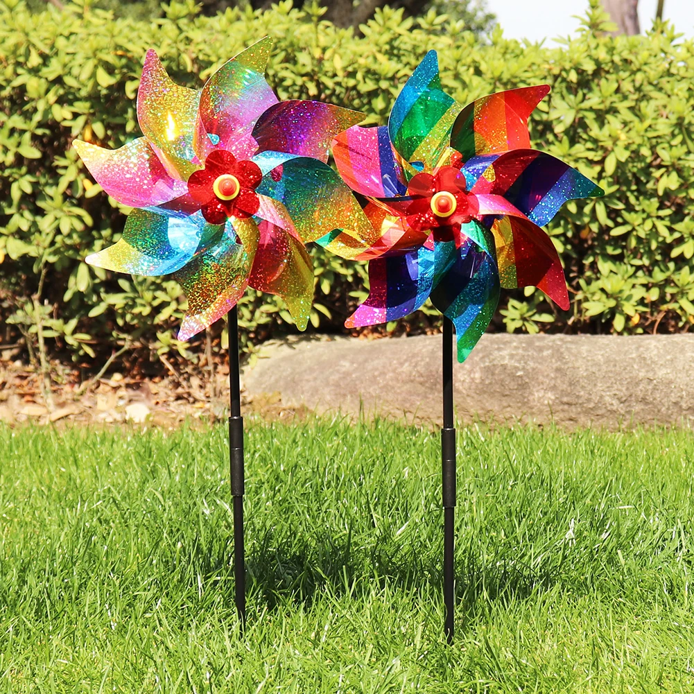 風車の鳥の忌避剤,装飾,鳥,子供のおもちゃ,簡単な設置,屋外 - Kids Outdoor Garden Toys のレビューと価格