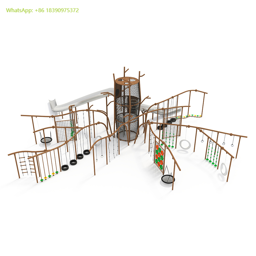 カスタマイズ可能な業務用屋外遊具 - 子供向け遊園地のアトラ - Kids Outdoor Treehouse のレビューと価格