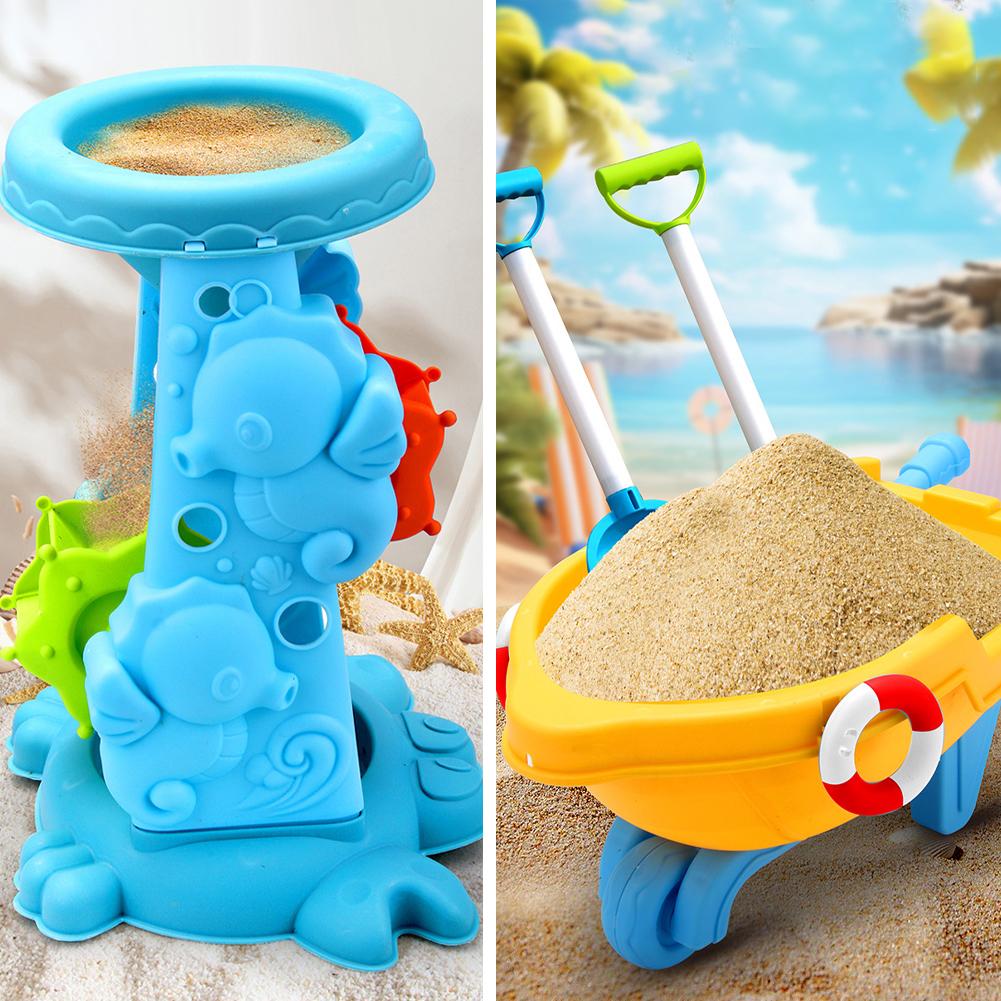 キッズビーチおもちゃセット ベビー砂遊び＆水遊びキット バケ - Kids Outdoor Playground のレビューと価格