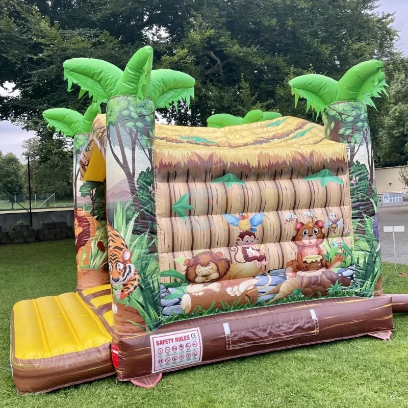 大人気アニマル動物園テーマのインフレータブルバウンシーキャッ - Kids Outdoor Zoo のレビューと価格
