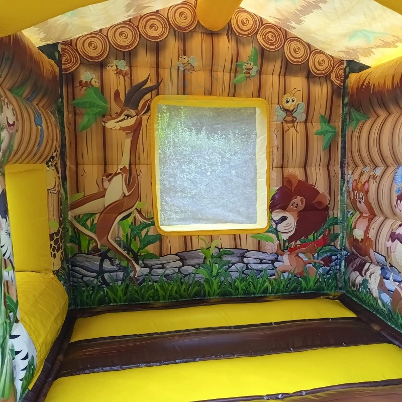 大人気アニマル動物園テーマのインフレータブルバウンシーキャッ - Kids Outdoor Zoo のレビューと価格