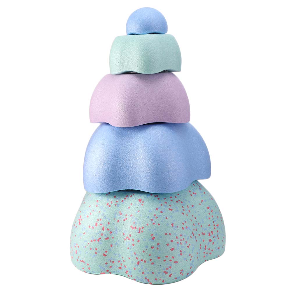 川石を使ったバランスゲーム、屋外用バランスゲーム、フォーム製 - Stepping Stone Foam のレビューと価格