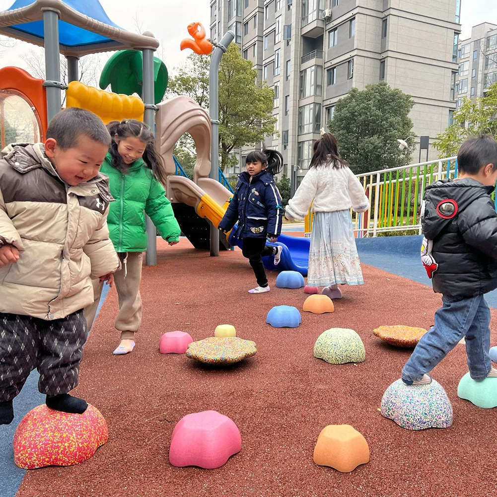 バランスステッピングレインボーストーンキッズスポーツおもちゃ - Stepping Stone Foam のレビューと価格
